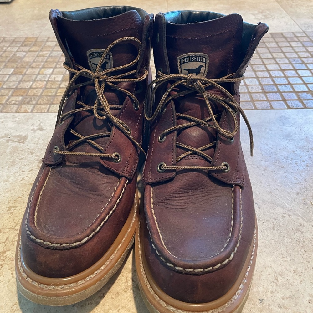 Irish Setter boots size 10.5